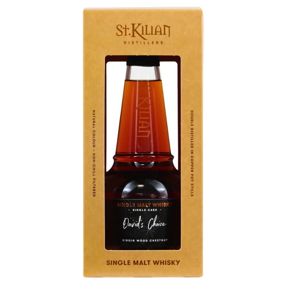 St.Kilian David's Choice Single Cask Vigin Wood Chestnut #3218 58,4% 0,5l