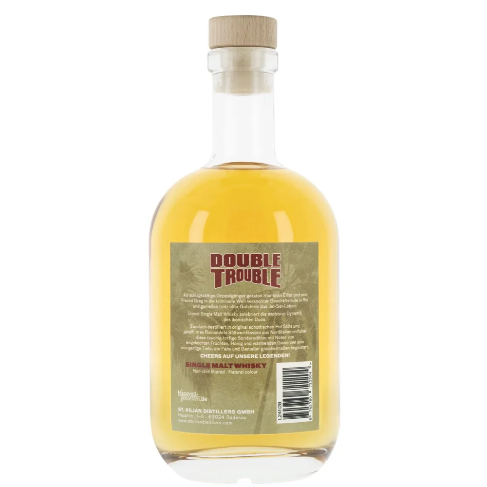St.Kilian Double Trouble Single Malt Whisky Rauchig 59,5% 0,7l - Image 2