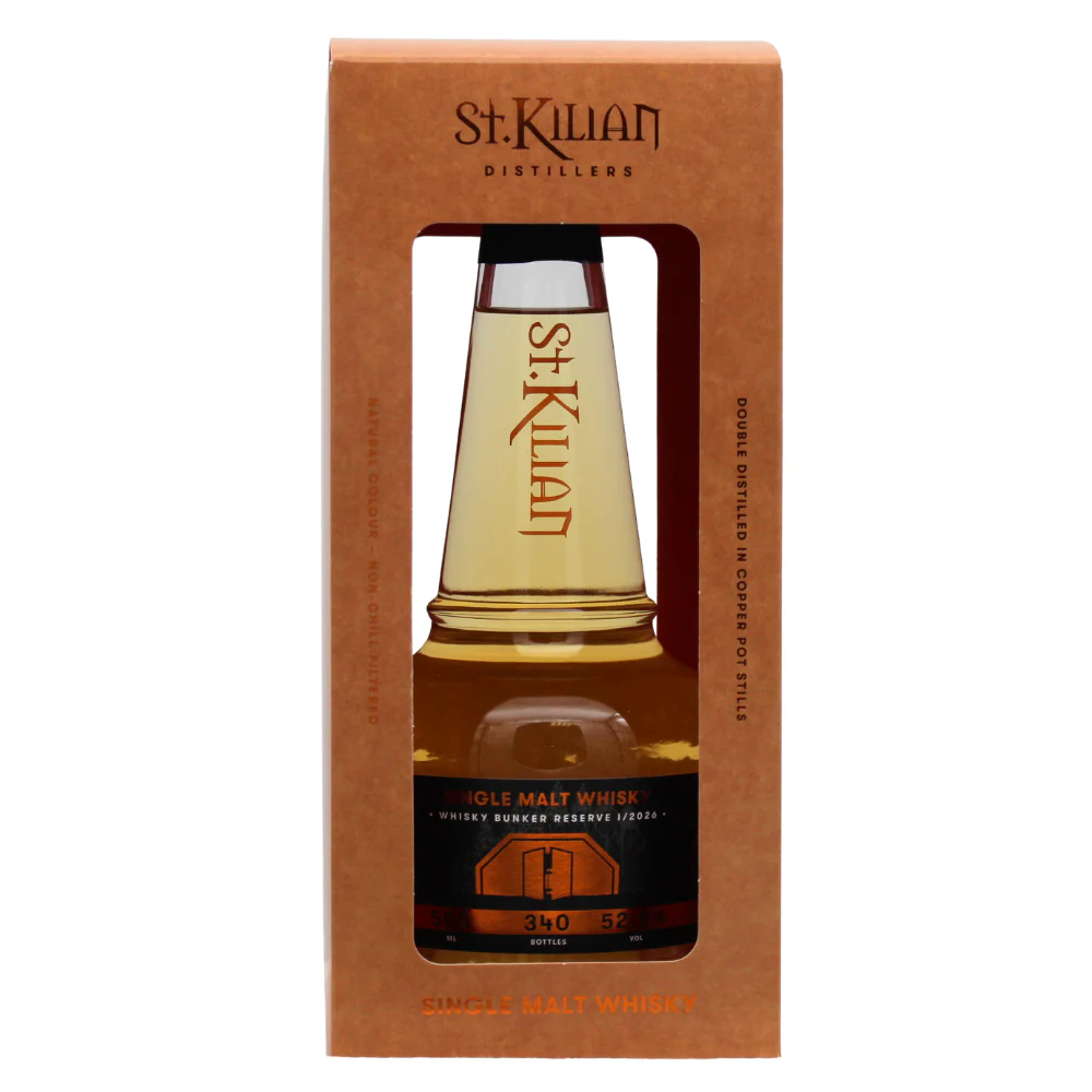 St.Kilian 8 Jahre Whisky Bunker Reserve I/2026 Ex Jamaica Rum Cask 52,8% 0,5l