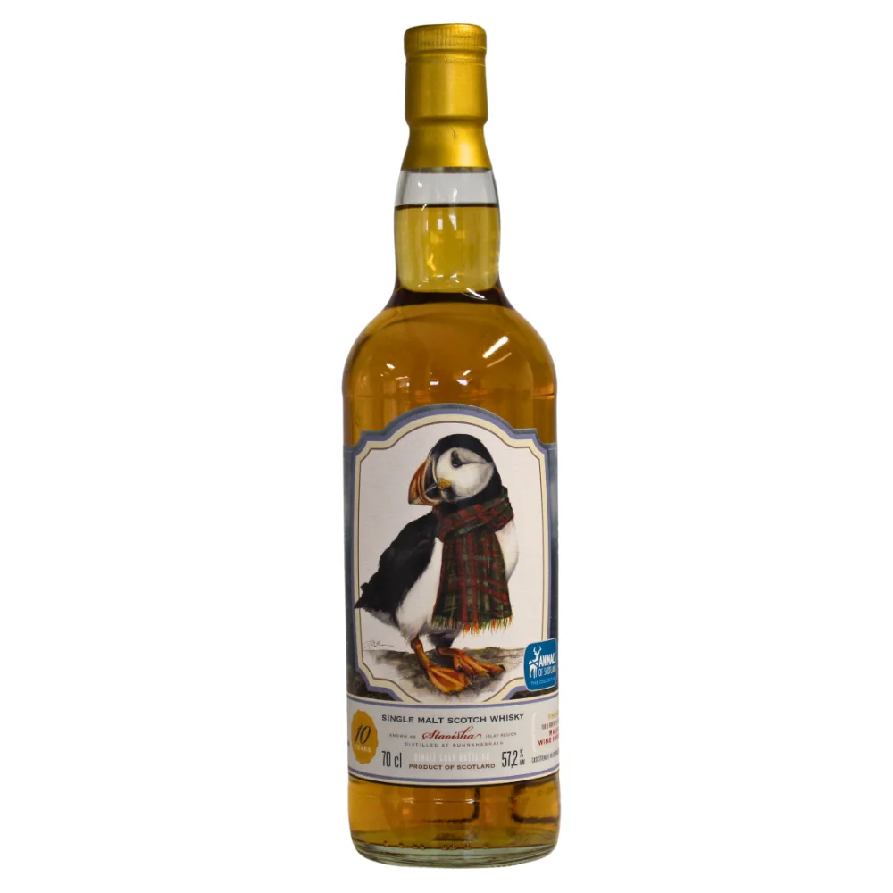 Bunnahabhain Staoisha 10 Jahre Animals of Scotland #790 57,2% 0,7l