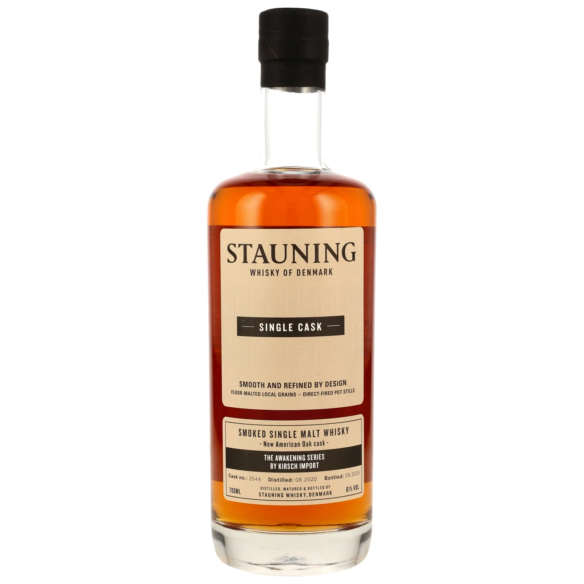 Stauning 5 Jahre 2020/2025 American Oak Single Cask #2544 The Awakening Series 61% 0,7l
