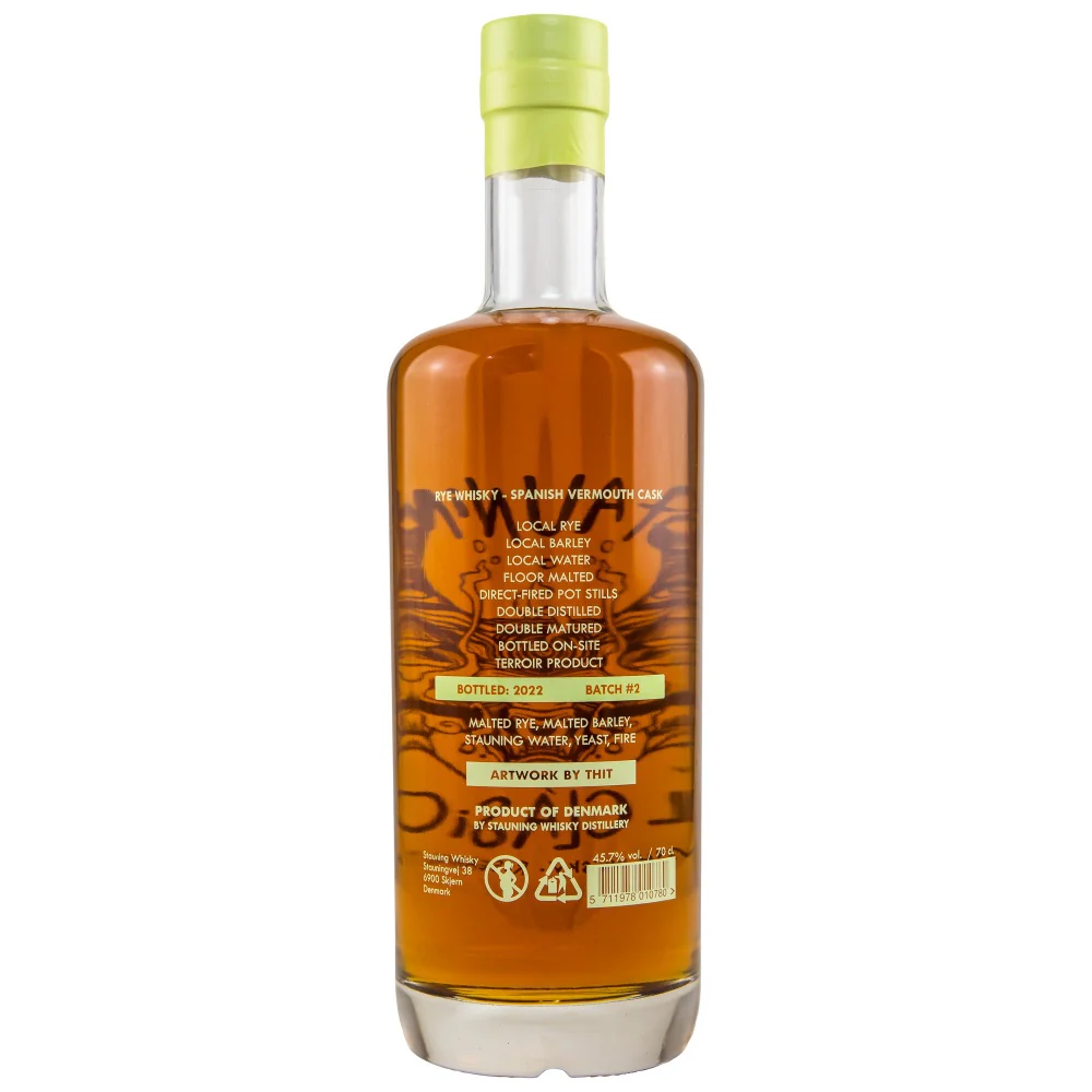Stauning El Clasico Rye Whisky Vermouth Finish 45,7% 0,7l - Image 2