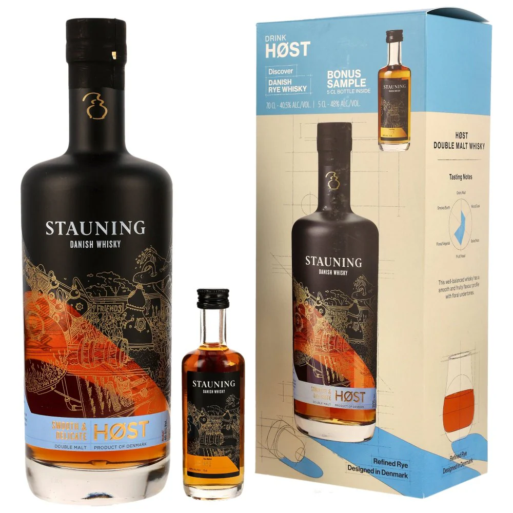 Stauning Host + Stauning Rye Mini Geschnkset Danish Whisky 40,5% 0,75l