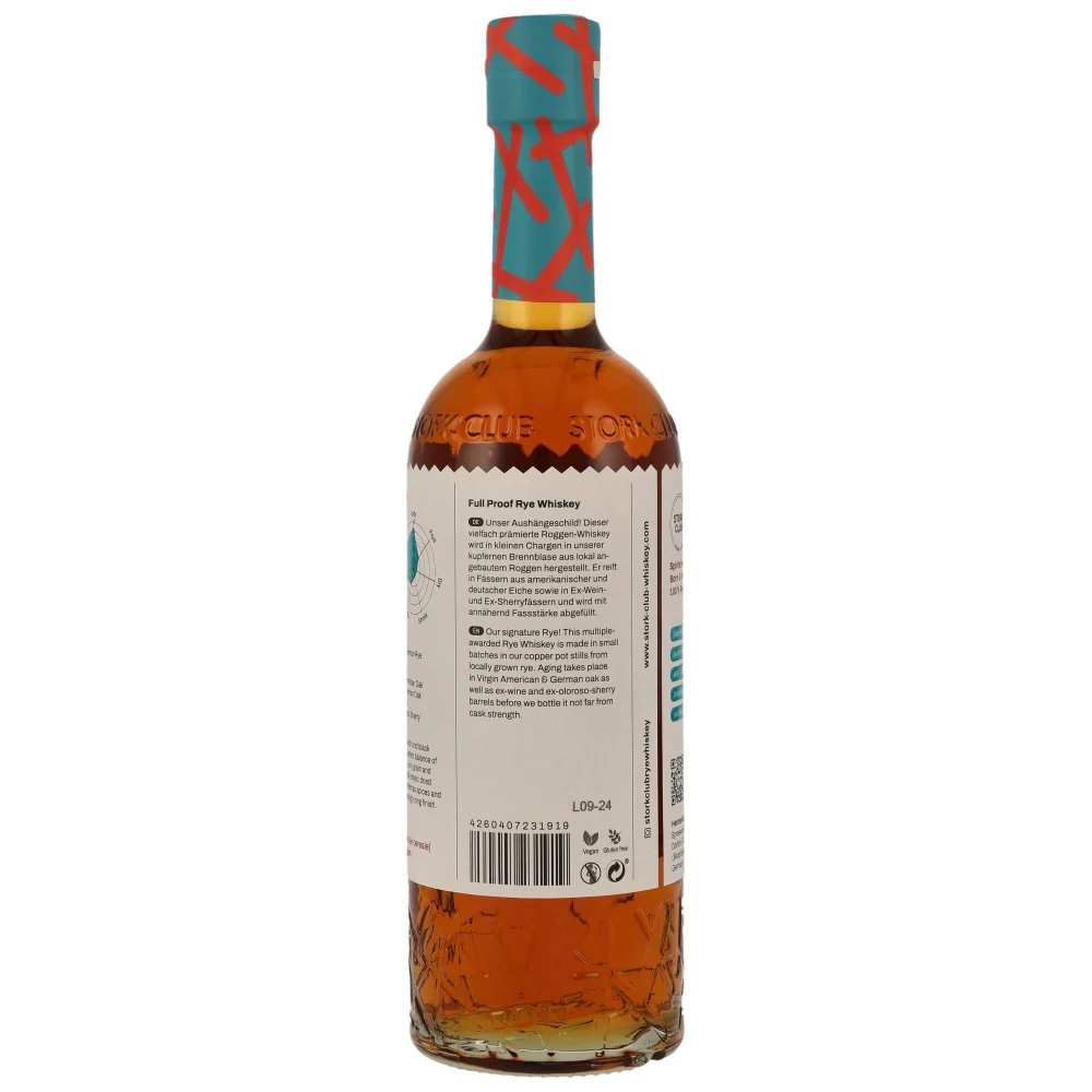 Stork Club Full Proof Rye Whiskey 55% 0,7l - Image 2