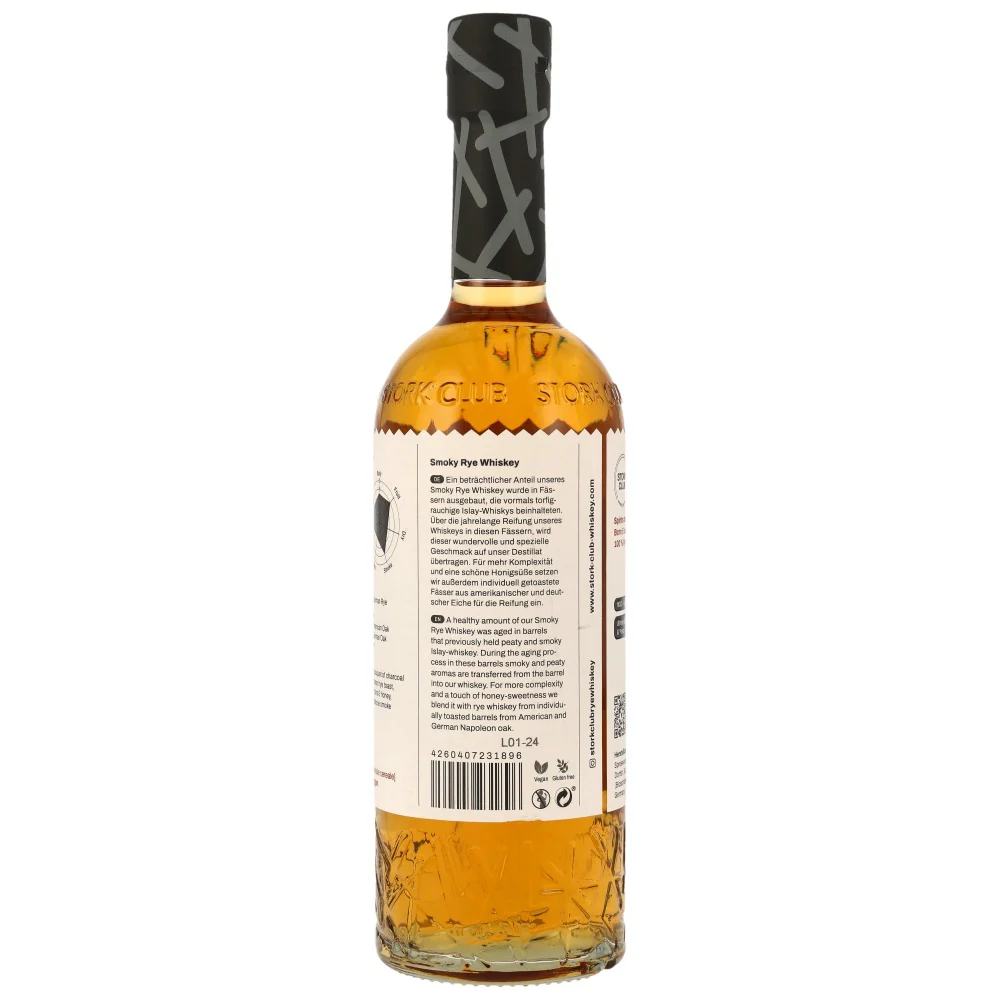 Stork Club Smoky Rye Whiskey 50% 0,7l - Image 2