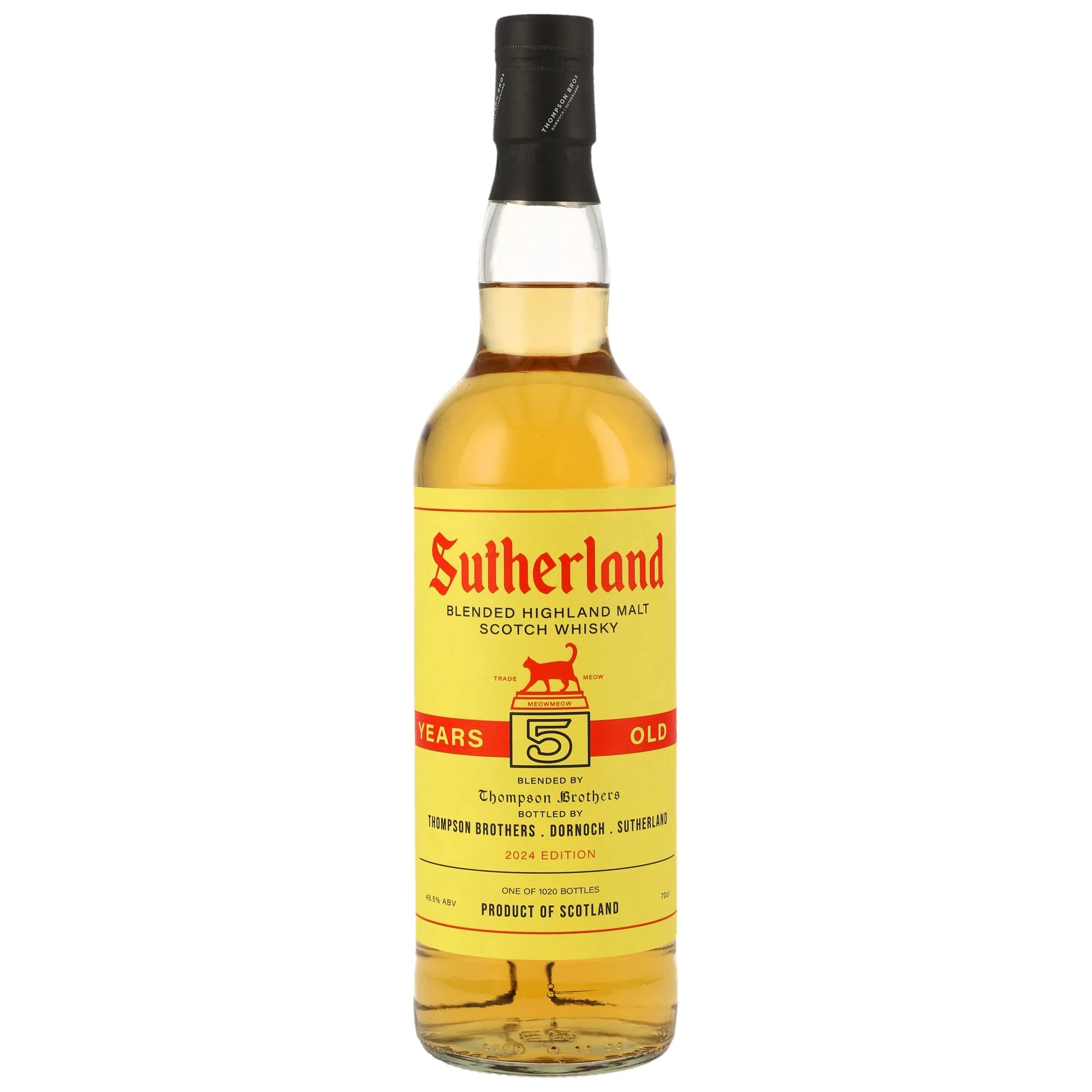 Sutherland 5 Jahre Highland Blended Malt Thompson Bros. 48,5% 0,7l