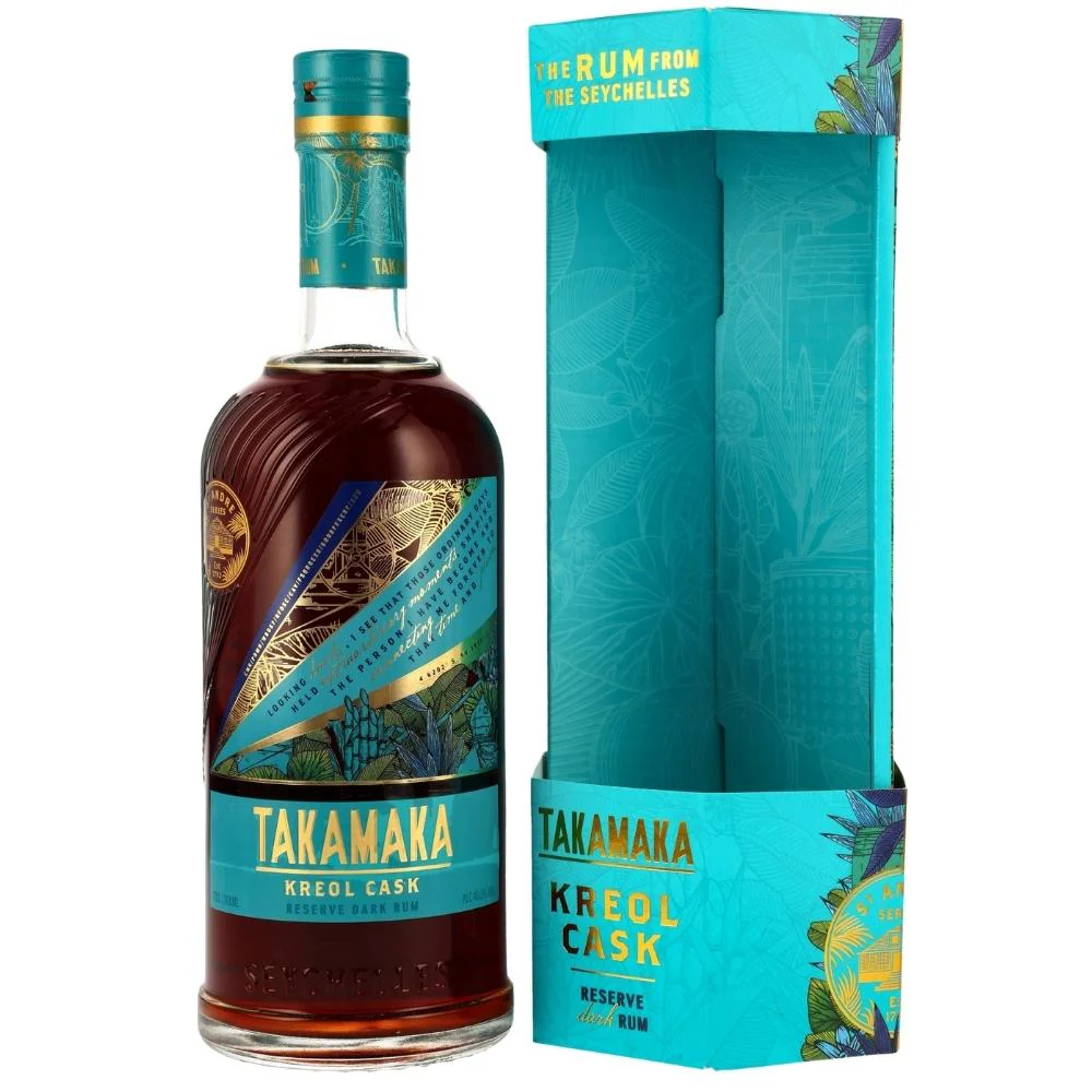 Takamaka Kreol Cask Seychelles Reserve Dark Rum 40,3% 0,7l