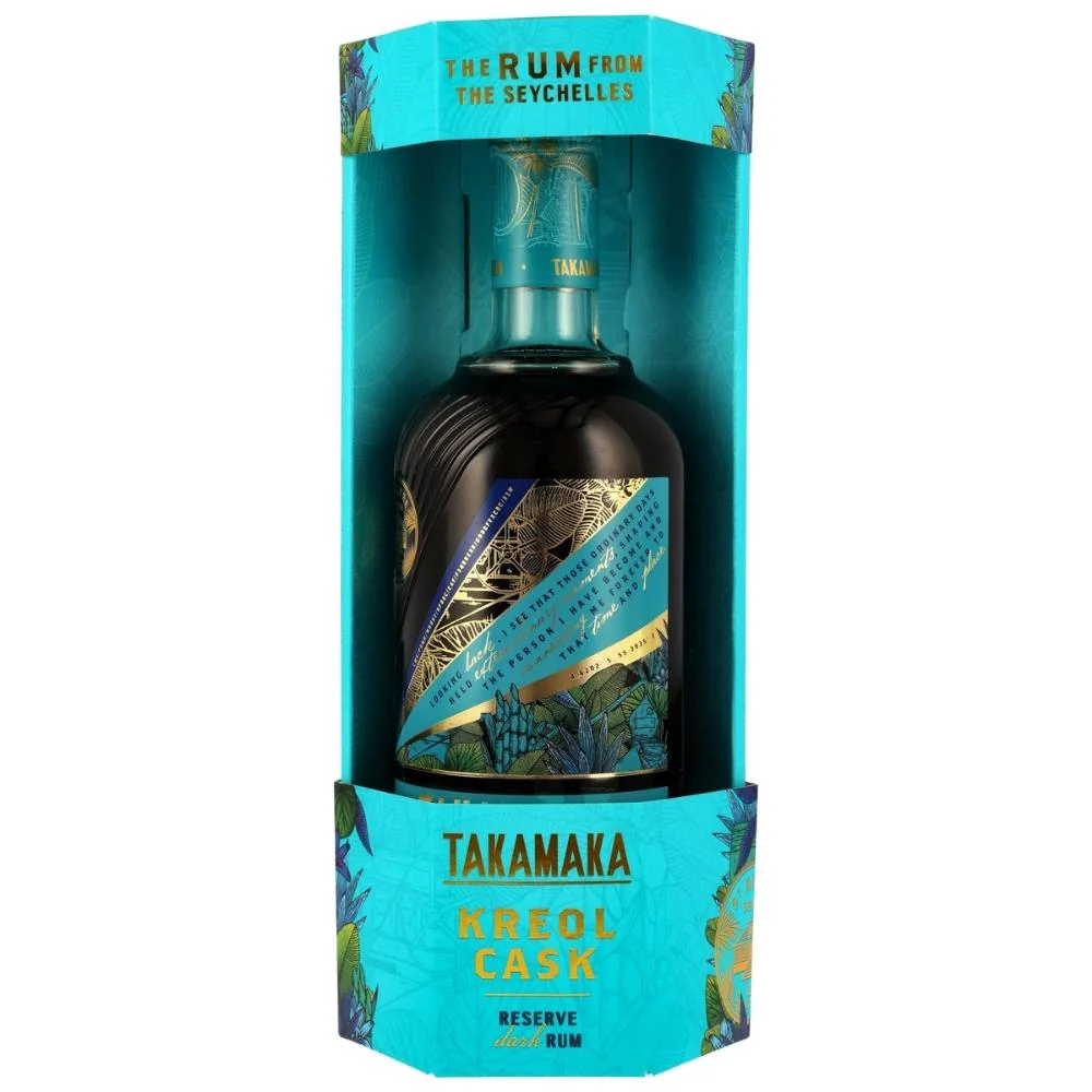 Takamaka Kreol Cask Seychelles Reserve Dark Rum 40,3% 0,7l - Image 3