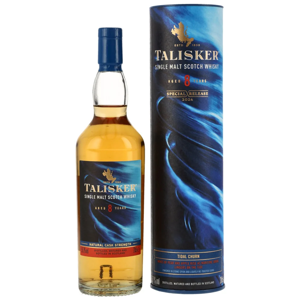 Talisker 8 Jahre Tidal Churn Mini Diageo Special Release 2024 58,7% 0,2l