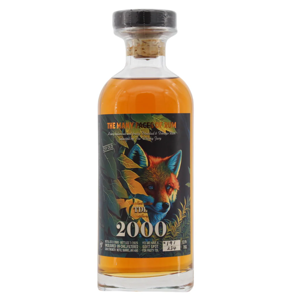 TDL 25 Jahre 2000/2025 Many Faces of Rum The Whisky Jury 52,8% 0,7l