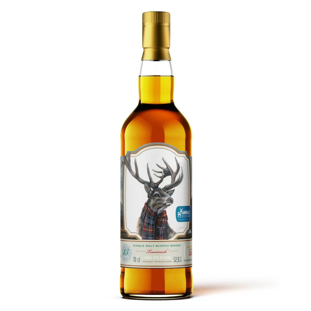 Teaninich 13 Jahre Caskhound Animals of Scotland Part 2 52,8% 0,7l
