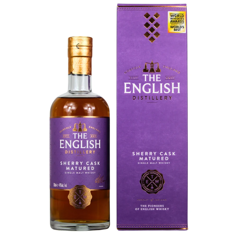 The English Whisky Sherry Cask Matured 46% 0,7l