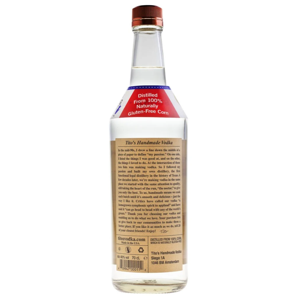 Tito´s Handmade Vodka 40% 0,7l - Image 2