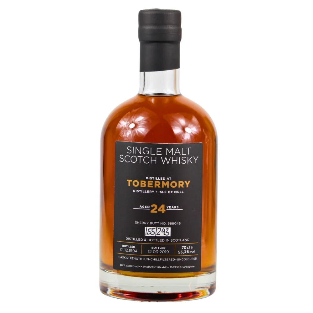 Tobermory 24 Jahre Oloroso Sherry Butt #6888049 Spirit Stock 55,3% 0,7l