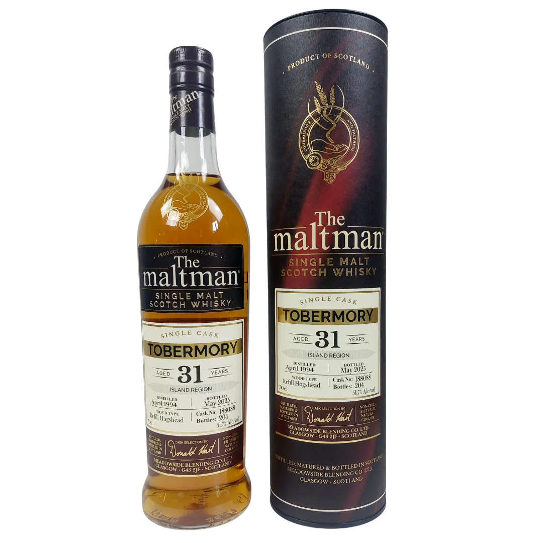 Tobermory 31 Jahre 1994/2025 The Maltman 51,7% 0,7l