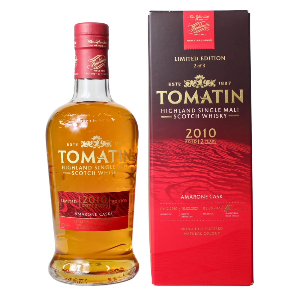 Tomatin 12 Jahre Italian Collection Amarone Edition 46% 0,7l