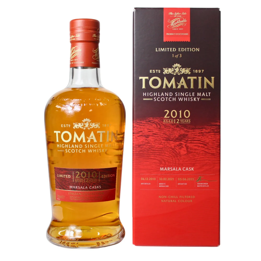 Tomatin 12 Jahre Italian Collection Marsala Edition 46% 0,7l