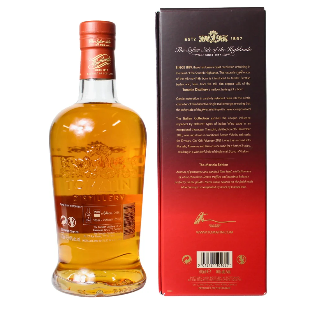 Tomatin 12 Jahre Italian Collection Marsala Edition 46% 0,7l - Image 2