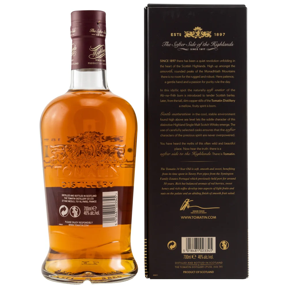 Tomatin 14 Jahre Port Casks 46% 0,7l - Image 2