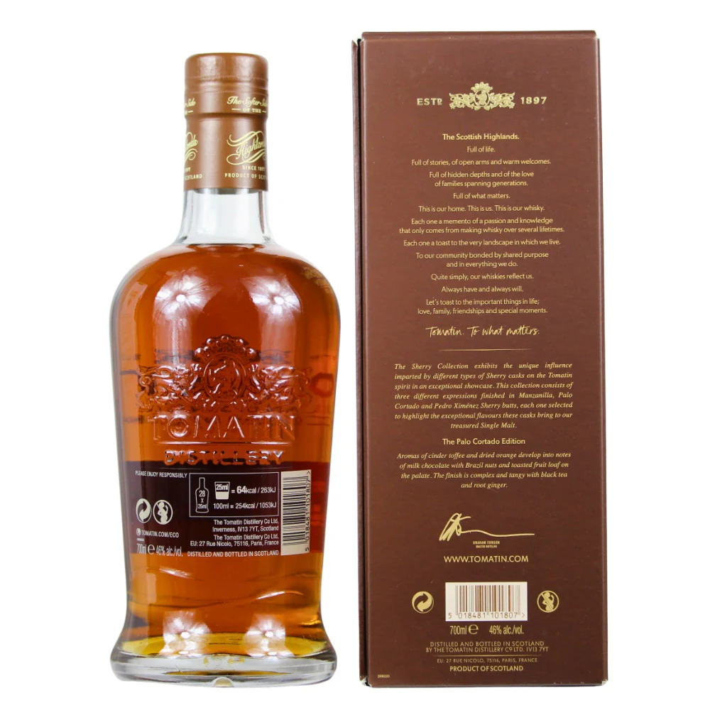 Tomatin 15 Jahre Sherry Collection Palo Cortado Limited Edition 46% 0,7l - Image 2