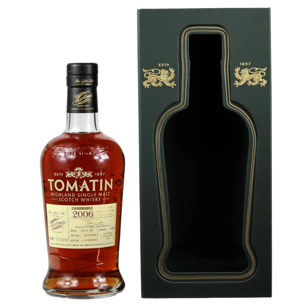 Tomatin 2006/2023 Single Cask Tilas Liste Cask #33300 55,3% 0,7l