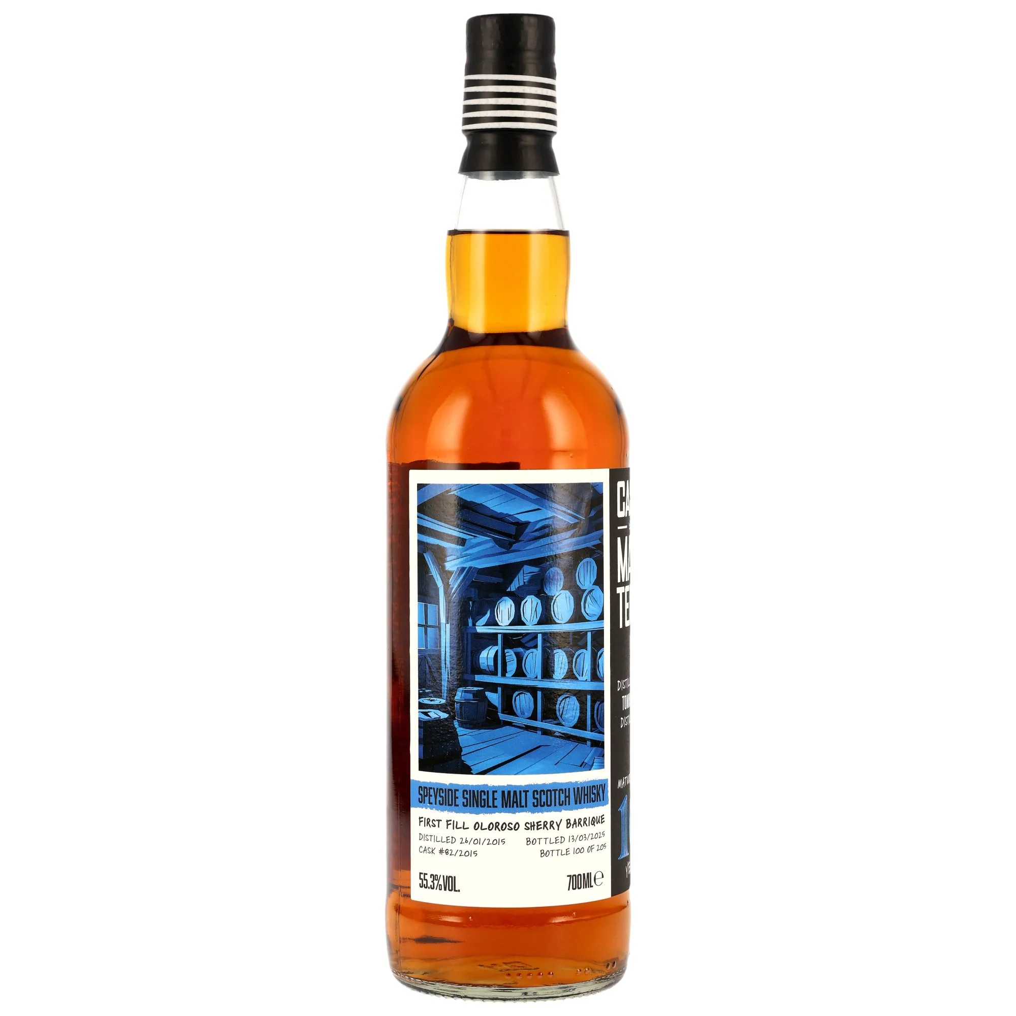 Tomintoul 10 Jahre 2015/2025 First Fill Oloroso Sherry Cask Masters 55,3% 0,7l