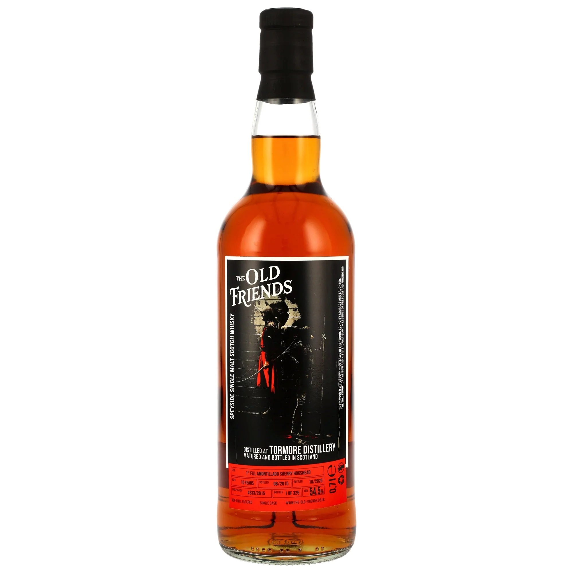 Tormore 10 Jahre 2015/2025 1st Fill Amontillado Sherry (The Old Friends) 54,5% 0,7l