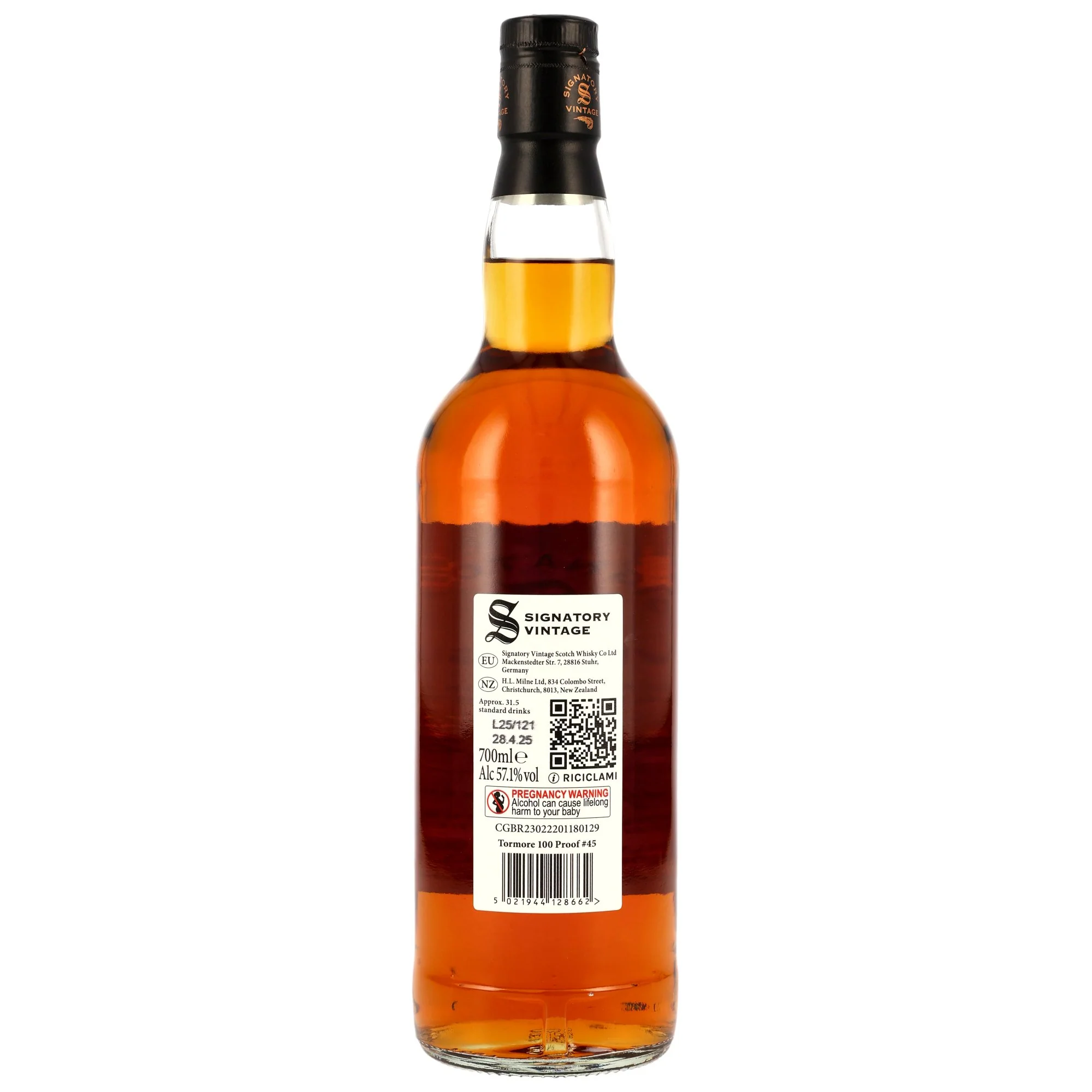 Tormore 9 Jahre 2015/2025 SV 100 Proof Edition #45 57,1% 0,7l - Image 2