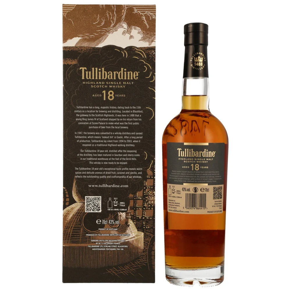 Tullibardine 18 Jahre 43% 0,7l - Image 2