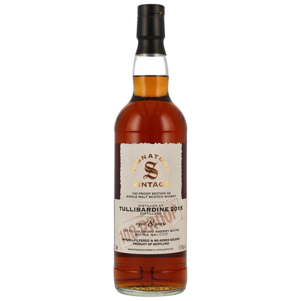 Tullibardine 8 Jahre 2015/2023 SV 100 Proof Edition #2 57,1% 0,7l