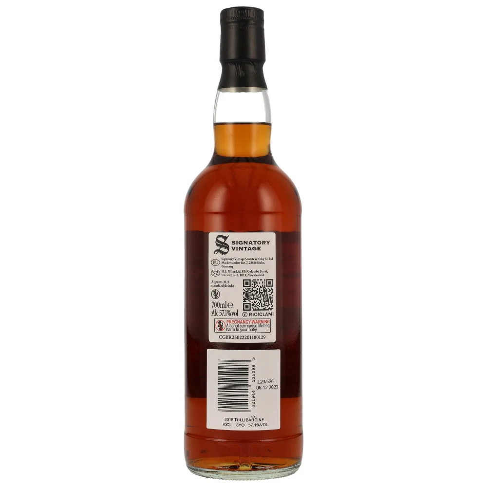 Tullibardine 8 Jahre 2015/2023 SV 100 Proof Edition #2 57,1% 0,7l - Image 2