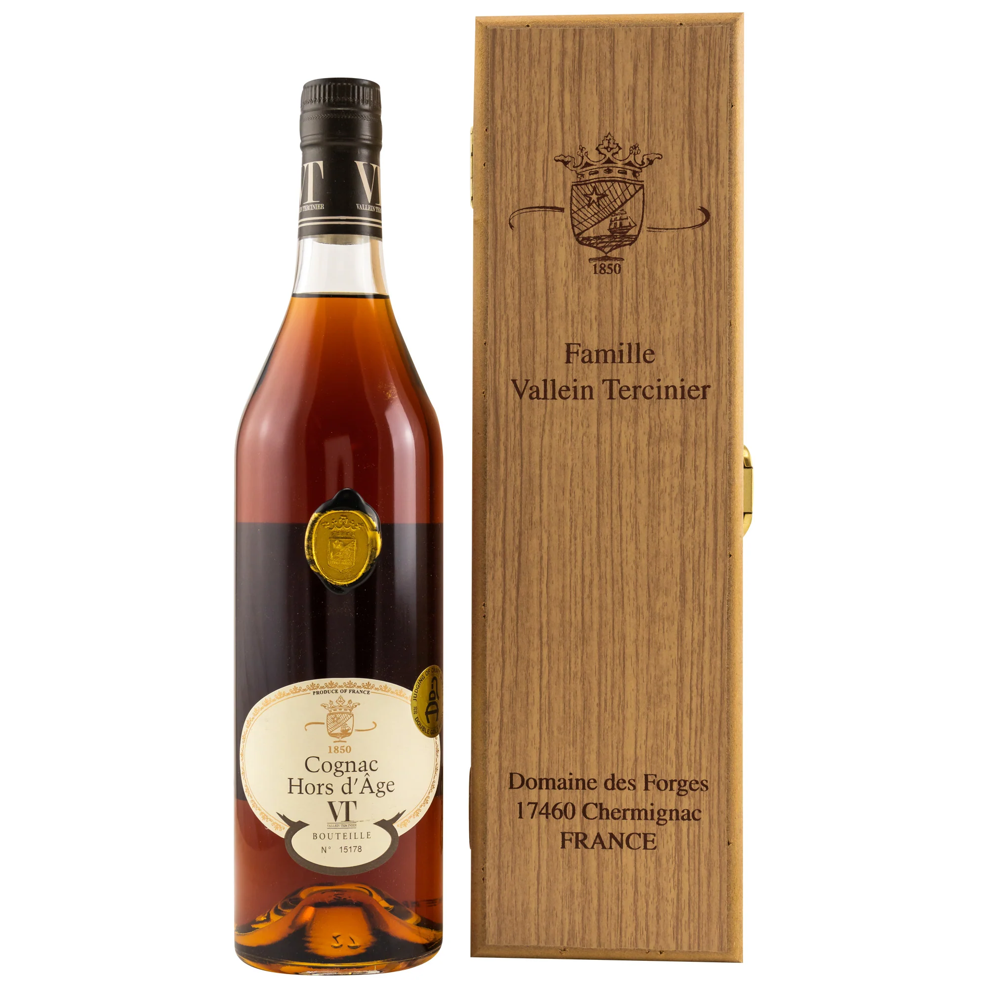 Vallein Tercinier Hors d'Age CB (in Holzbox) 42% 0,7l