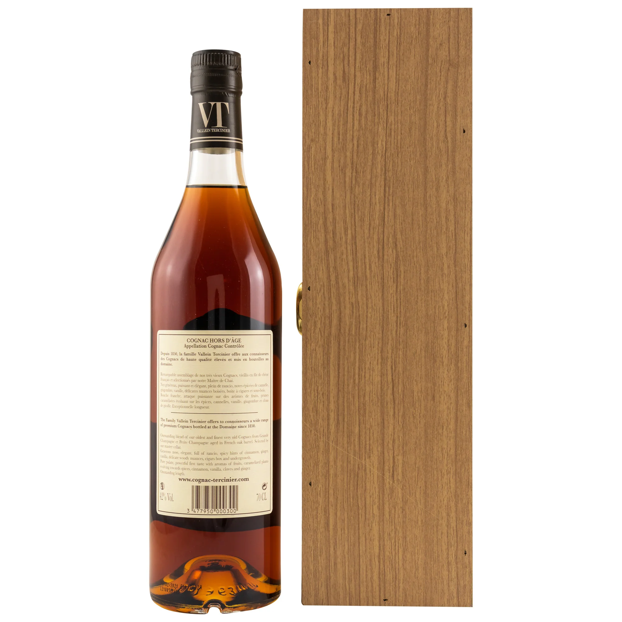 Vallein Tercinier Hors d'Age CB (in Holzbox) 42% 0,7l - Image 2