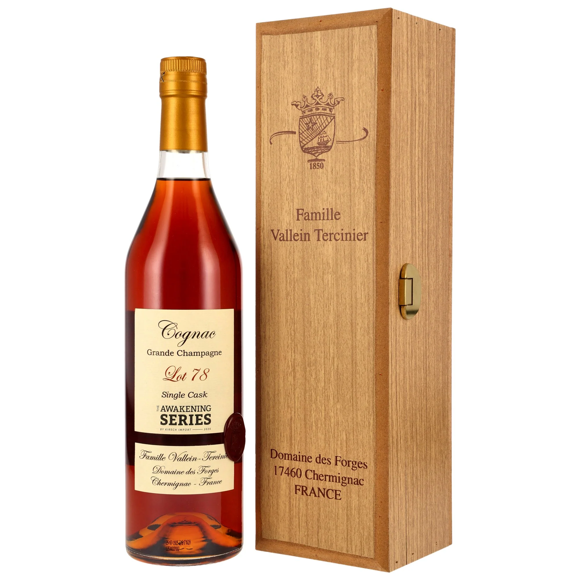 Vallein Tercinier Lot 78 Grande Champagne - The Awakening Series 48,4% 0,7l