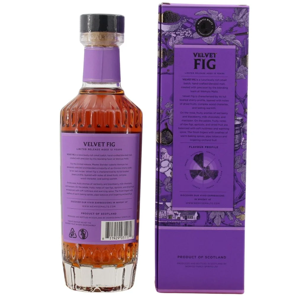 Velvet Fig 12 Jahre Blended Malt Scotch Whisky 46% 0,7l - Image 2