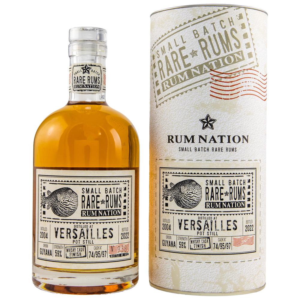 Versailles 18 Jahre 2004/2022 Rum Nation 59,0% 0,7l