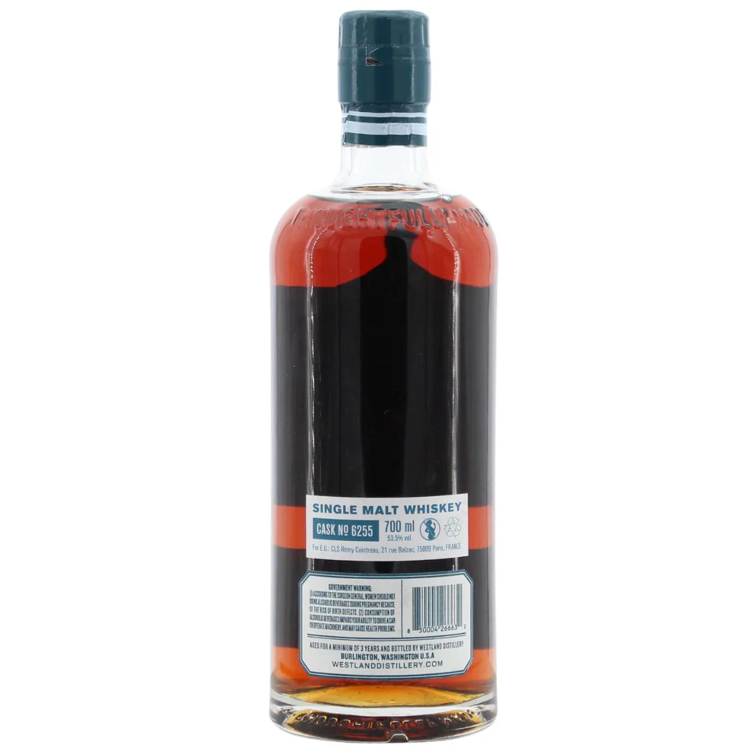 Westland 7 Jahre Single Cask #6255 American Single Malt 53,5% 0,7l - Image 2