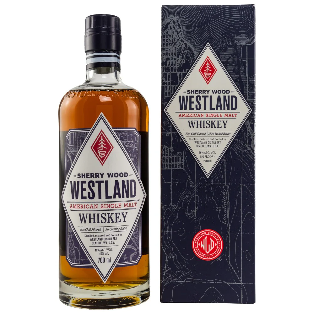 Westland Sherry Wood Single Malt Whiskey 46% 0,7l