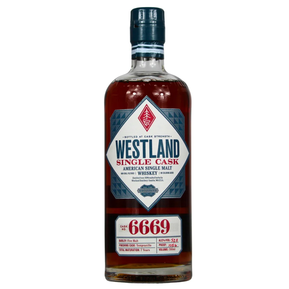 Westland 7 Jahre Single Cask #6669 American Single Malt 52,8% 0,7l