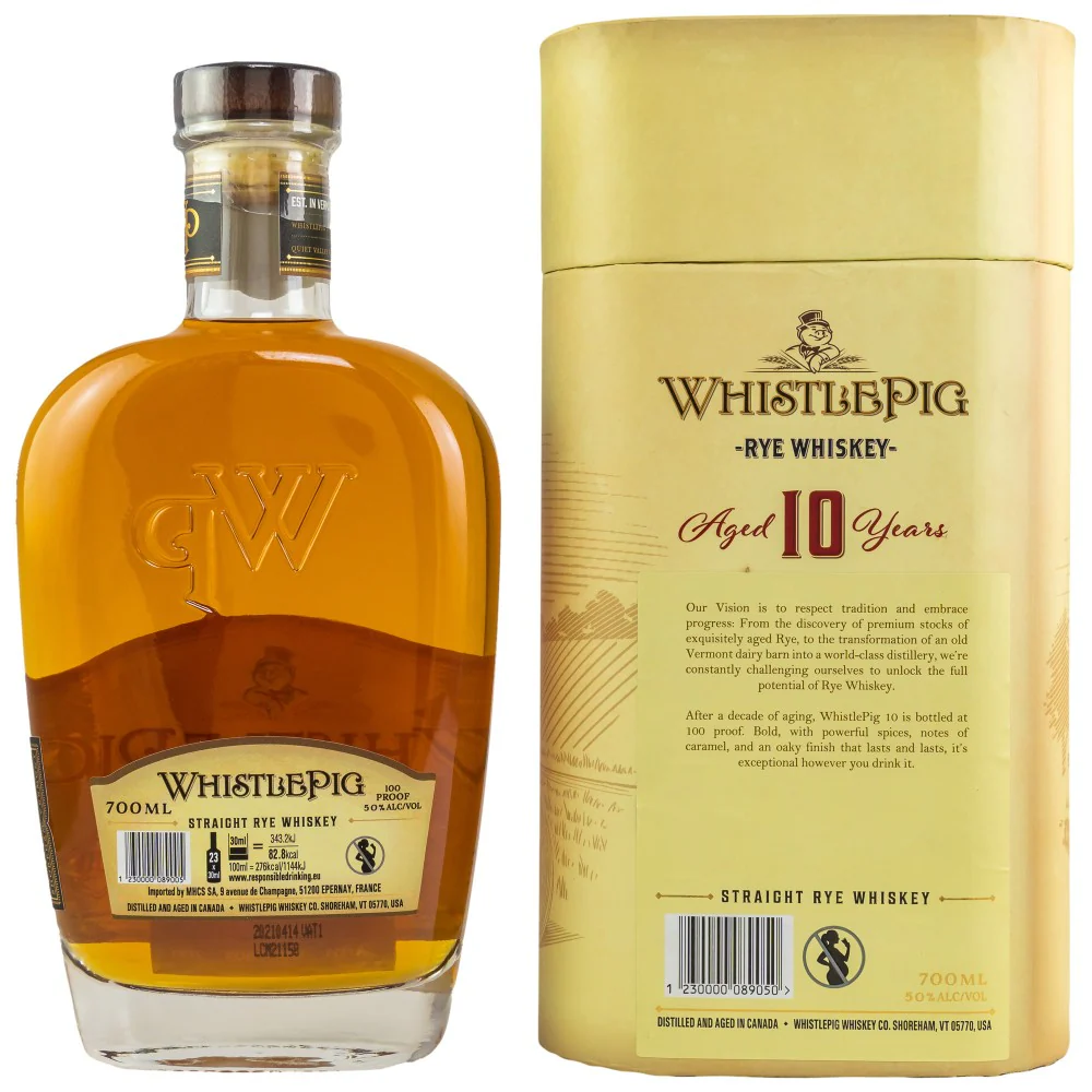 WhistlePig 10 Jahre Small Batch Rye 50% 0,7l - Image 2