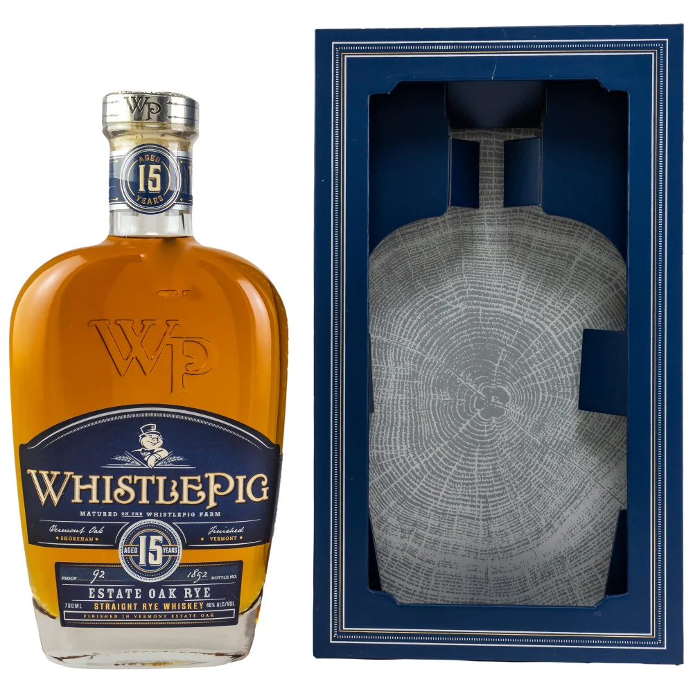 WhistlePig 15 Jahre Estate Oak Rye 46% 0,7l