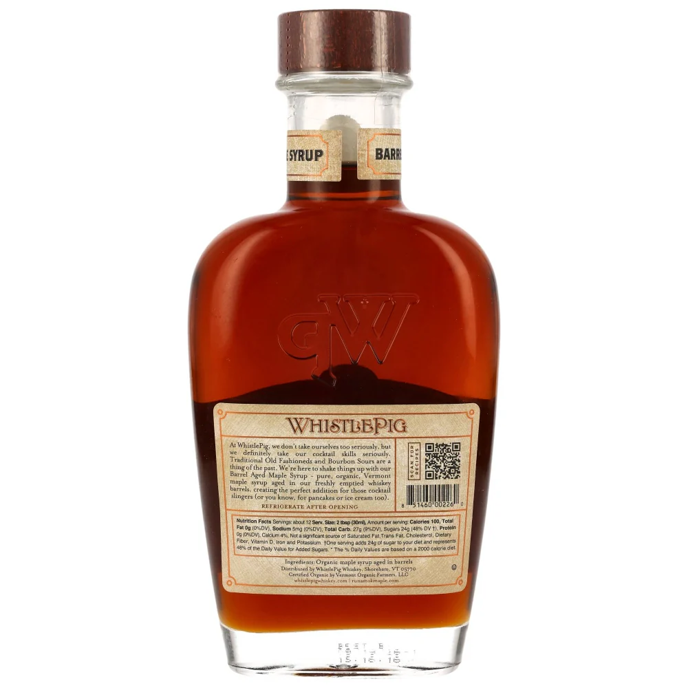 Whistlepig Barrel-Aged Maple Syrup 0,375l - Image 2