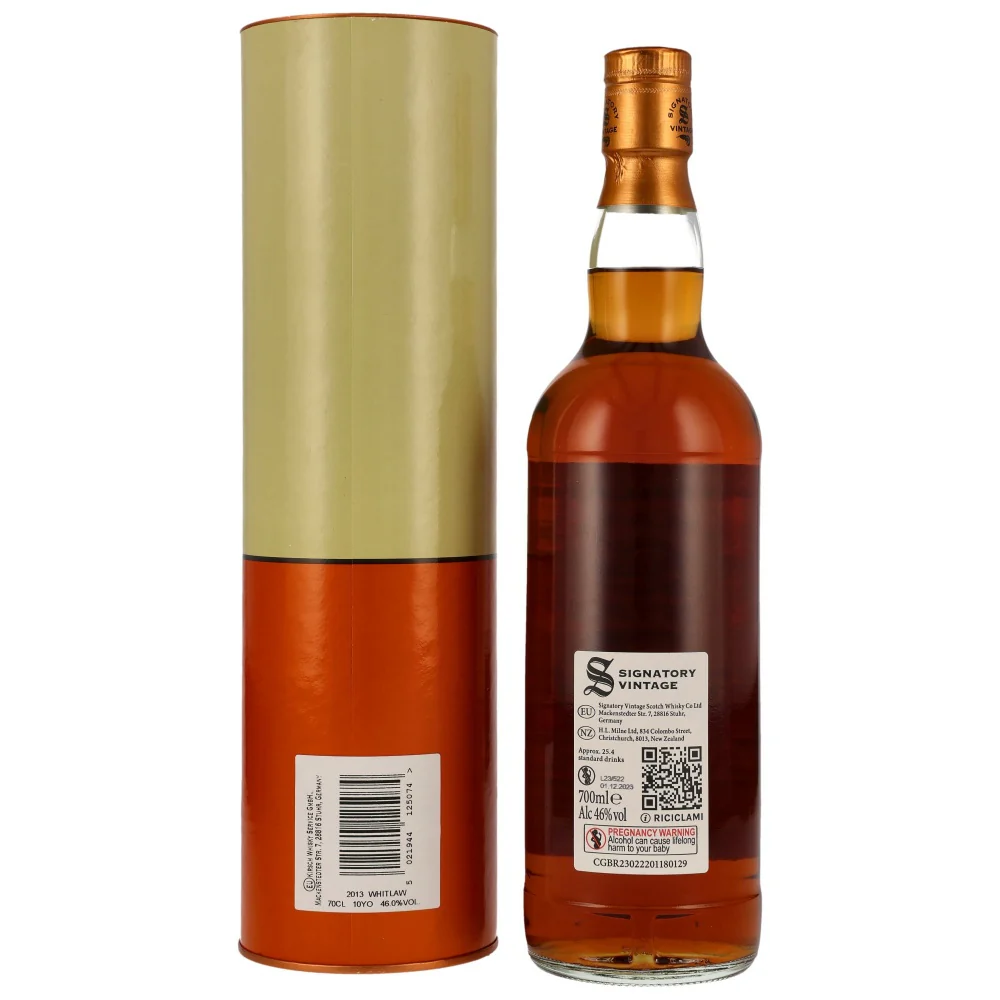 Whitlaw 10 Jahre 2013/2023 SV Sherry Butts 46% 0,7l - Image 2