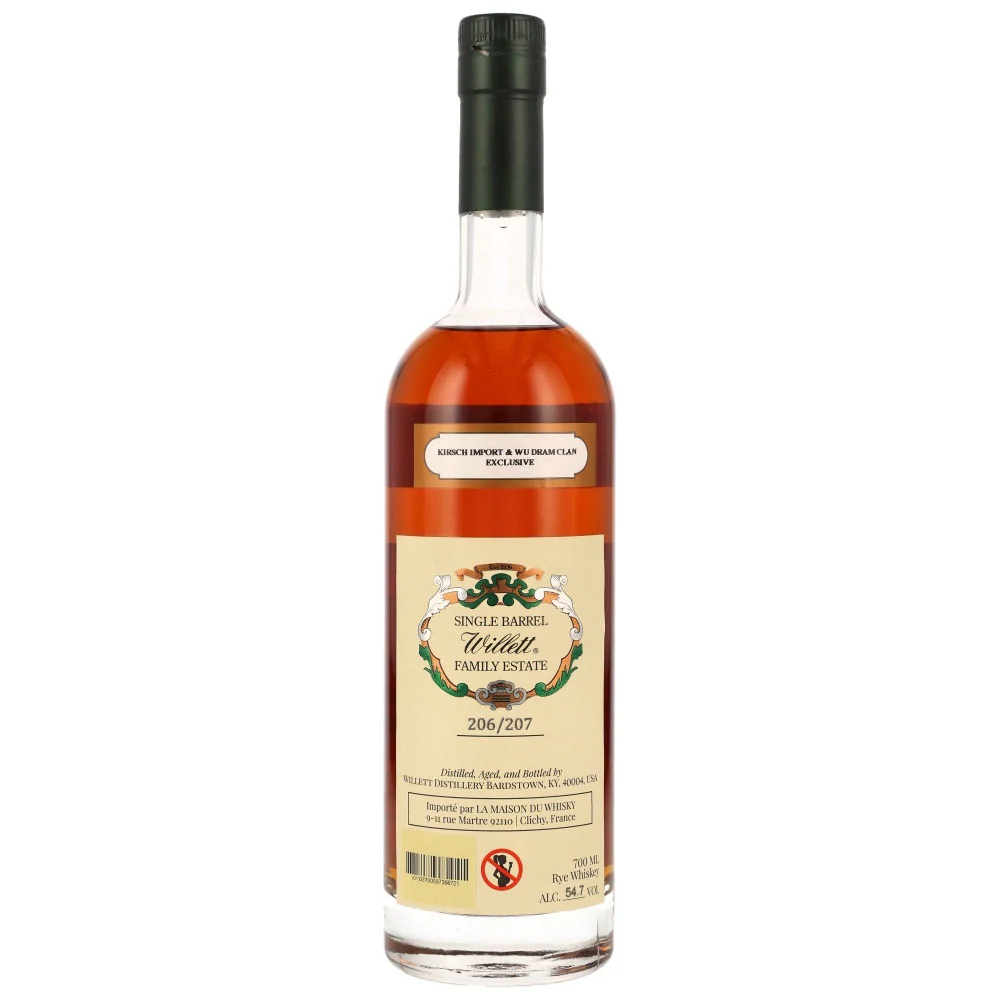 Willett 7 Jahre Family Estate Rye Whiskey Single Barrel #2611 54,7% 0,7l - Image 2