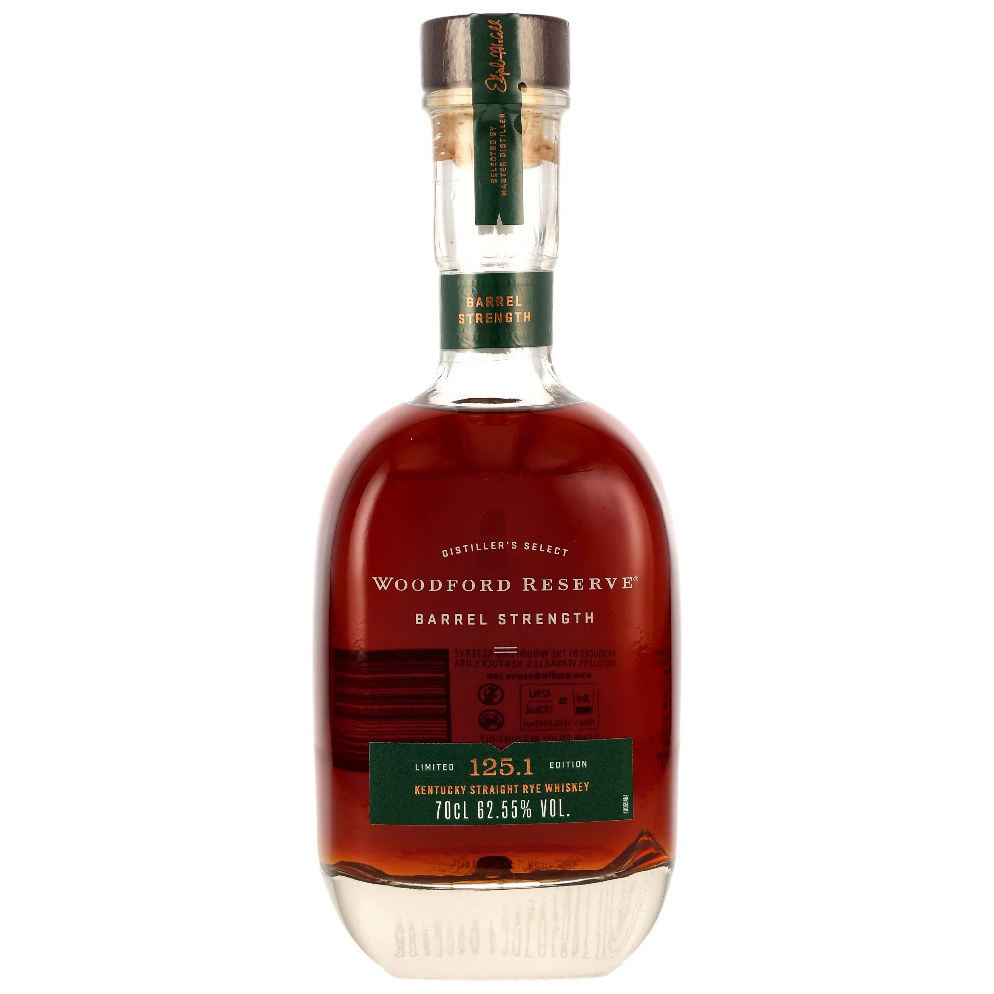 Woodford Reserve Barrel Strength Rye 62,55% 0,7l