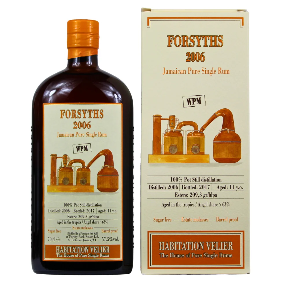 Worthy Park 11 Jahre Forsyths 2006 Habitation Velier 57,5% 0,7l