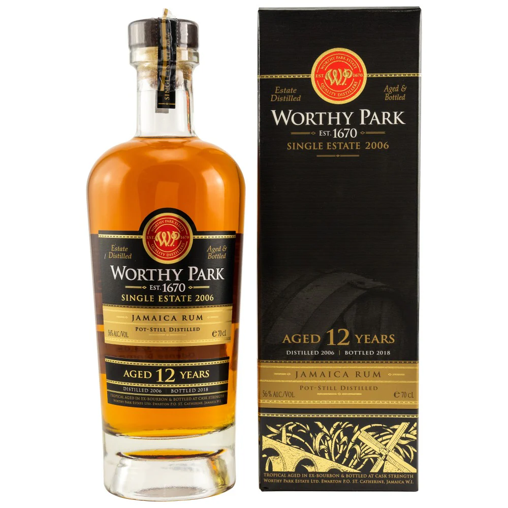 Worthy Park 12 Jahre 2006/2018 Jamaica Rum 56% 0,7l