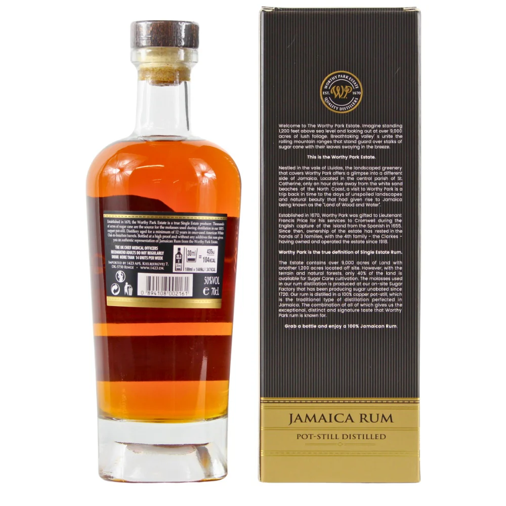 Worthy Park 12 Jahre Jamaica Rum 50% 0,7l - Image 2